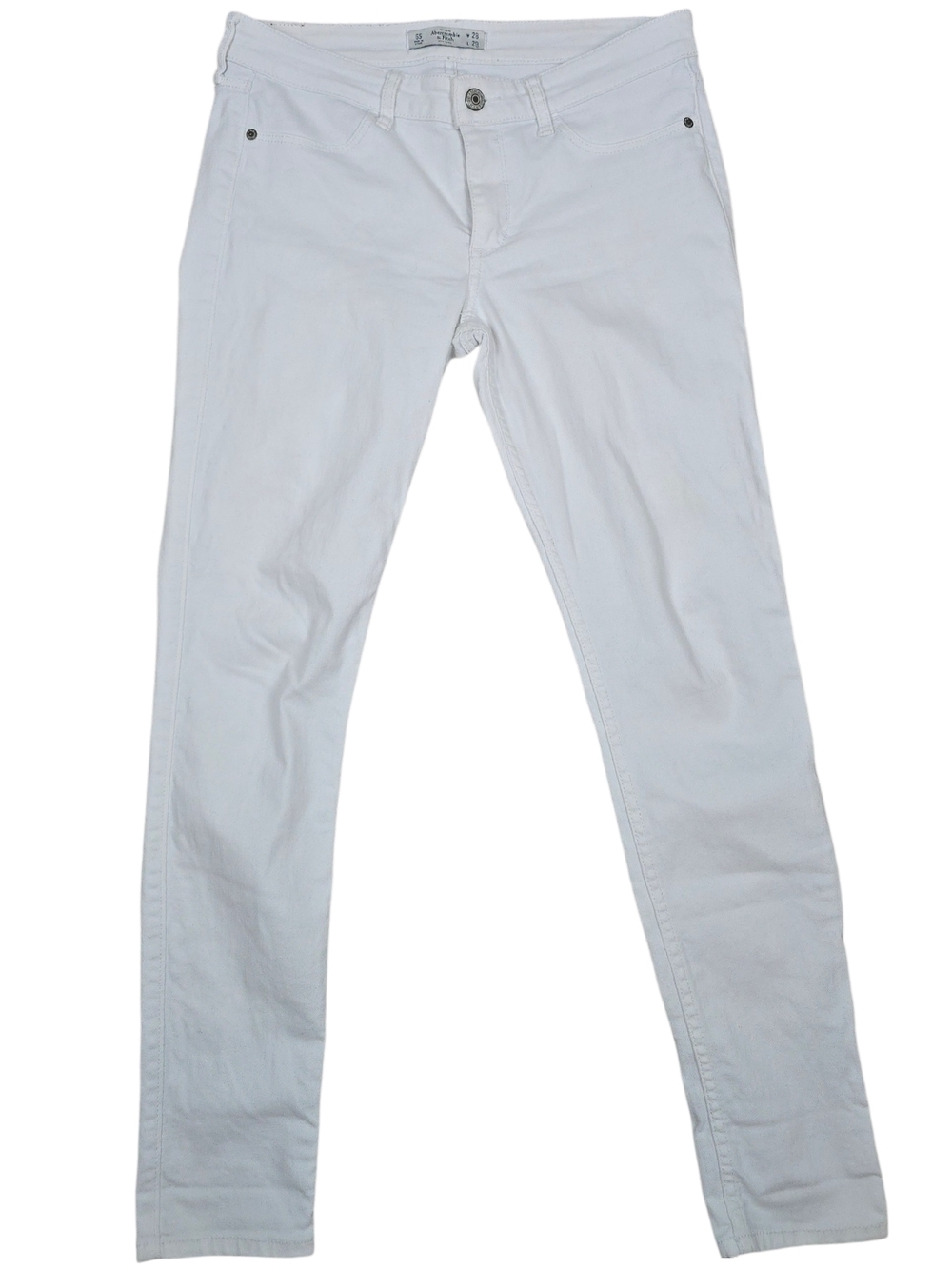 Abercrombie & Fitch White Skinny Jeans